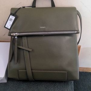 Genuine leather backpack